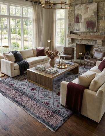 8' 5 x 10' Hand Knotted Darya Wool Rug