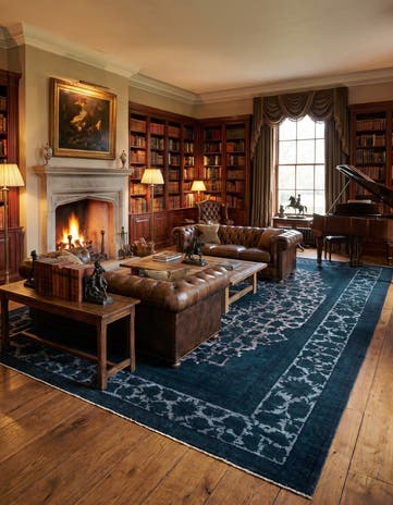9' 4 x 14' Hand Knotted Ultra Vintage Persian Wool Rug