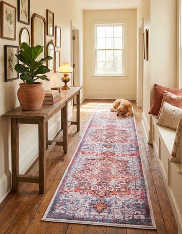 2' x 13' Washable Francesca Runner Rug