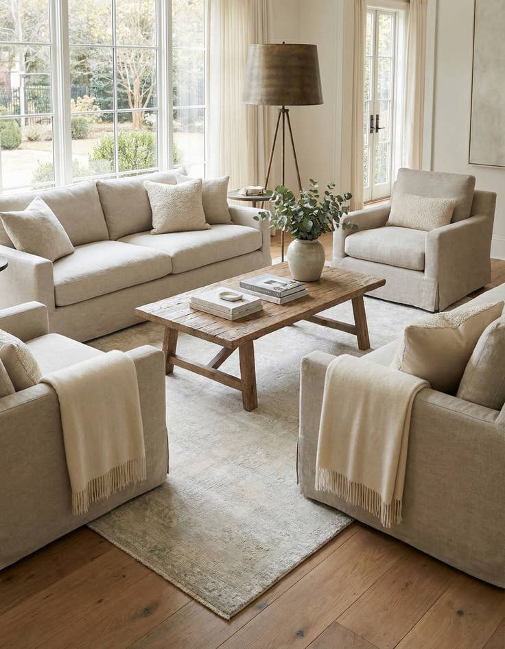 Detail image of 9' x 12' 3  Hand Knotted Darya Wool Rug