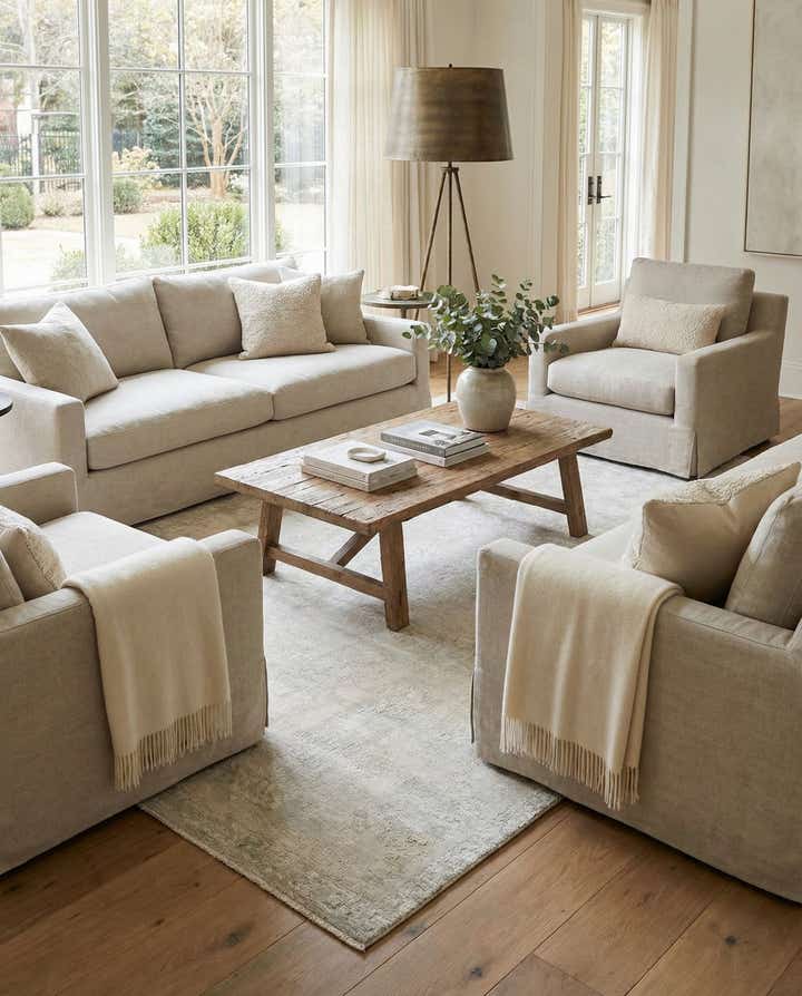 9' x 12' 3 Hand Knotted Darya Wool Rug