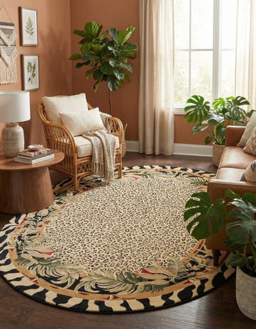 7' 10 x 10' Safari Oval Rug