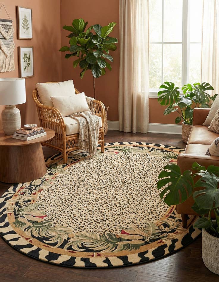 Detail image of  7' 10 x 10' Savannah Oval Rug