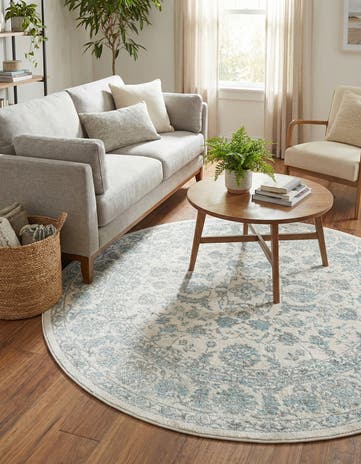Jill Zarin 5' 3 x 5' 3 Uptown Central Park Round Rug