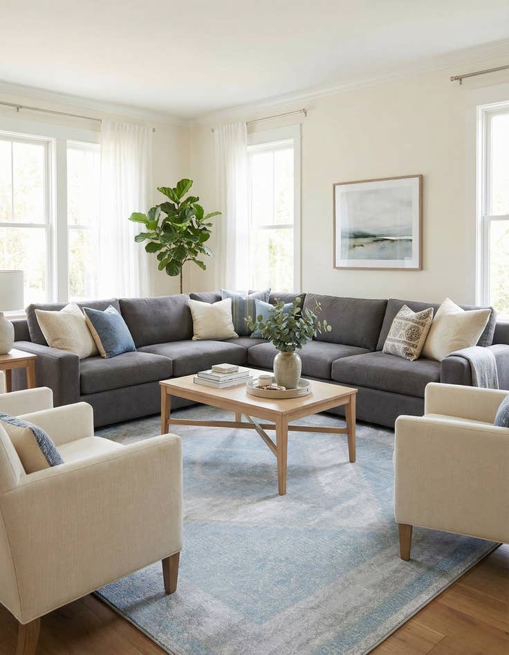 Detail image of 9' x 12' Kamala Washable Rug