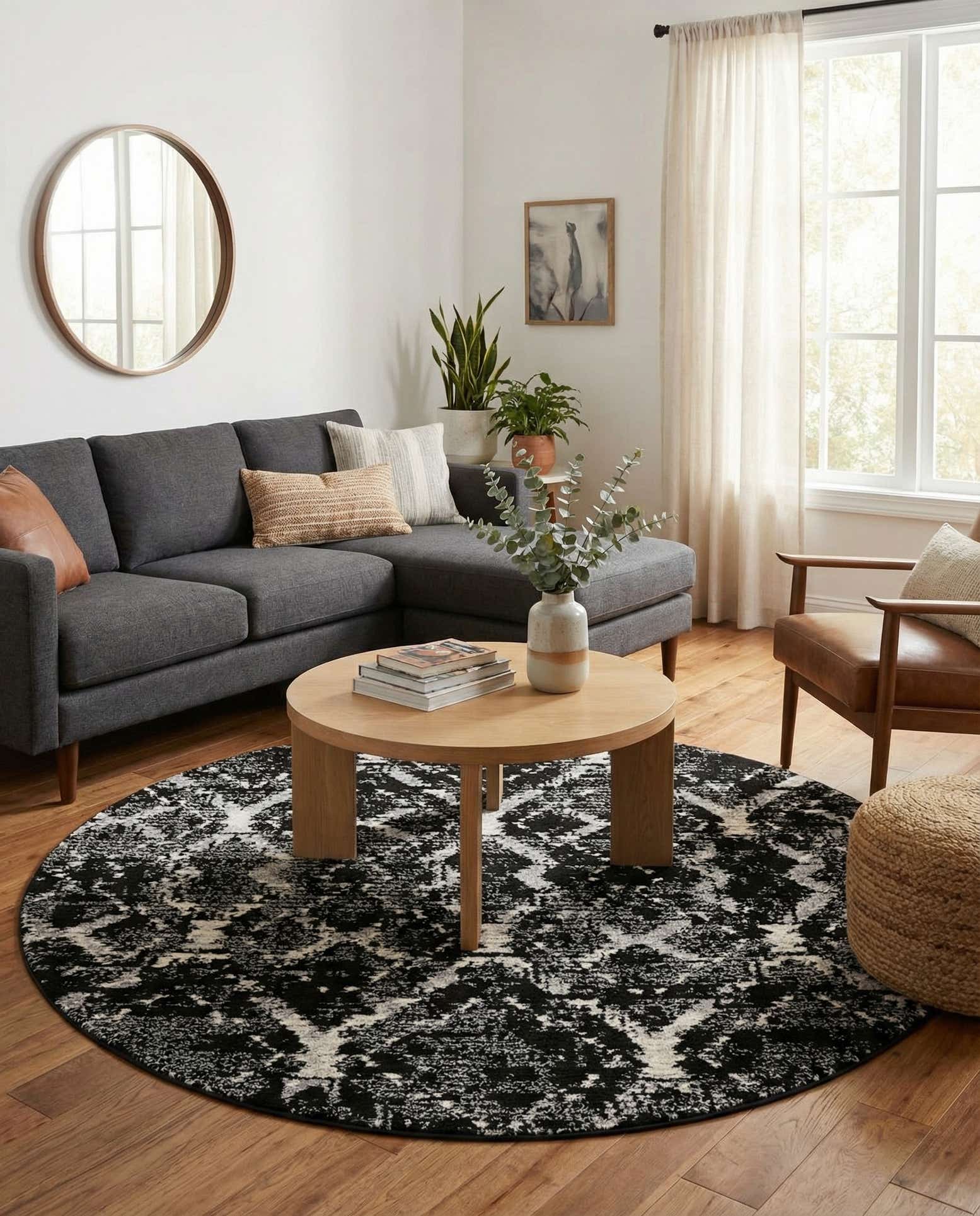 7' x 7' Tucson Round Rug