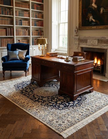4' 2 x 7' 5 Nain Rug
