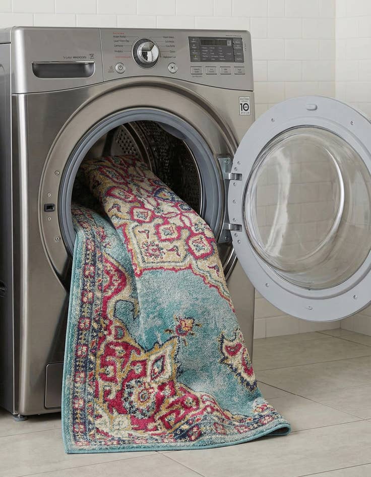 Detail image of  7' x 10'  Washable Fleur Rug