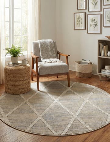 5' 3 x 5' 3 Starlight Round Rug
