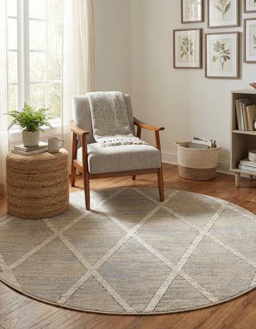 5' 3 x 5' 3 Starlight Round Rug