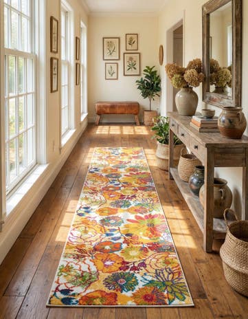 Ivory Tuscany Runner Rug
