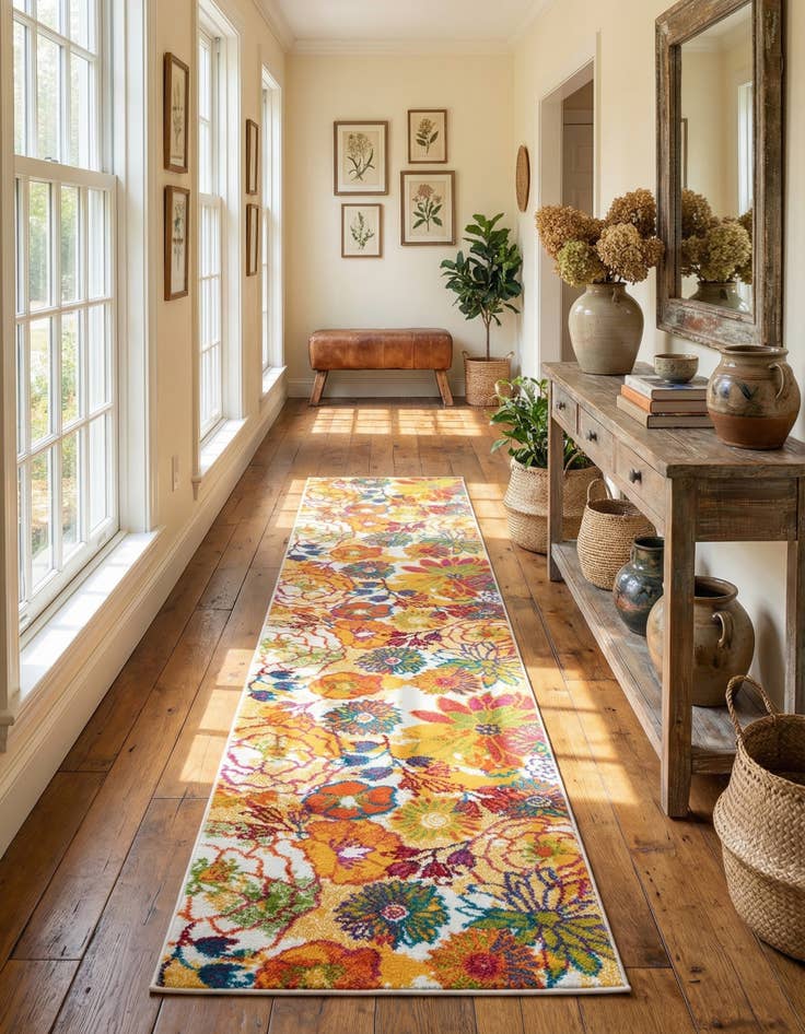 Detail image of 2' 7 x 12' Florence Runner Rug