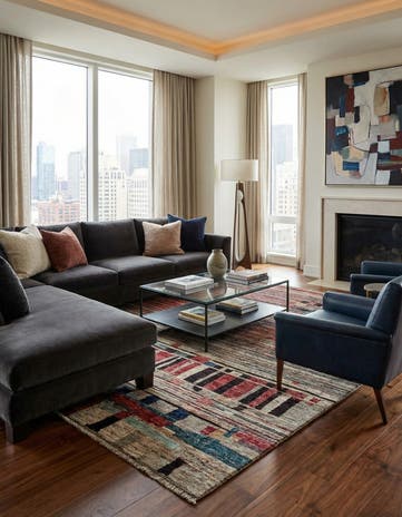 8' 2 x 9' 10 Hand Knotted Darya Wool Rug