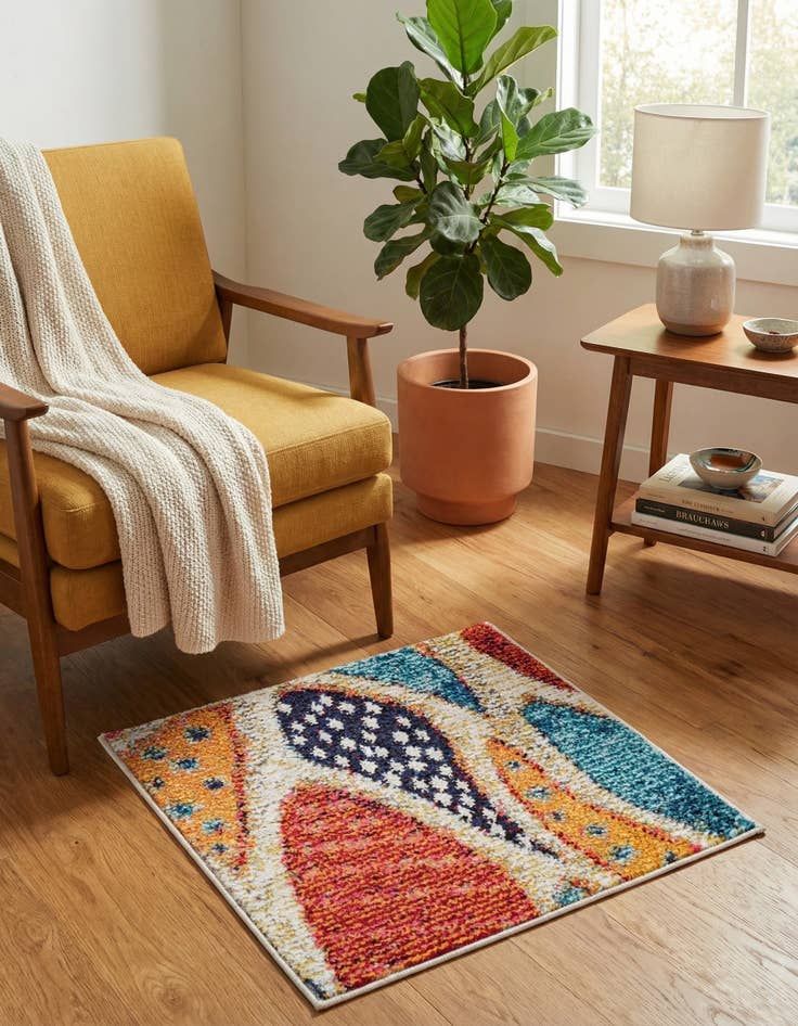 Detail image of  1' 4 x 1' 4  Washable Amalfi Sample Rug