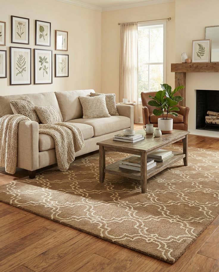 Detail image of 5' x 7' 10 Luna Wool Rug