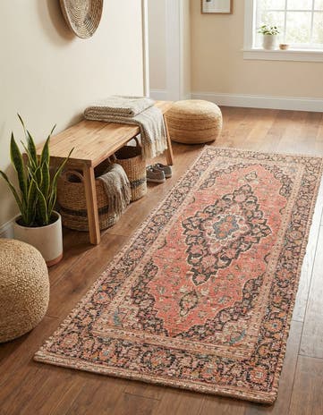 2' 2 x 6' 1 Chenille Jute Runner Rug