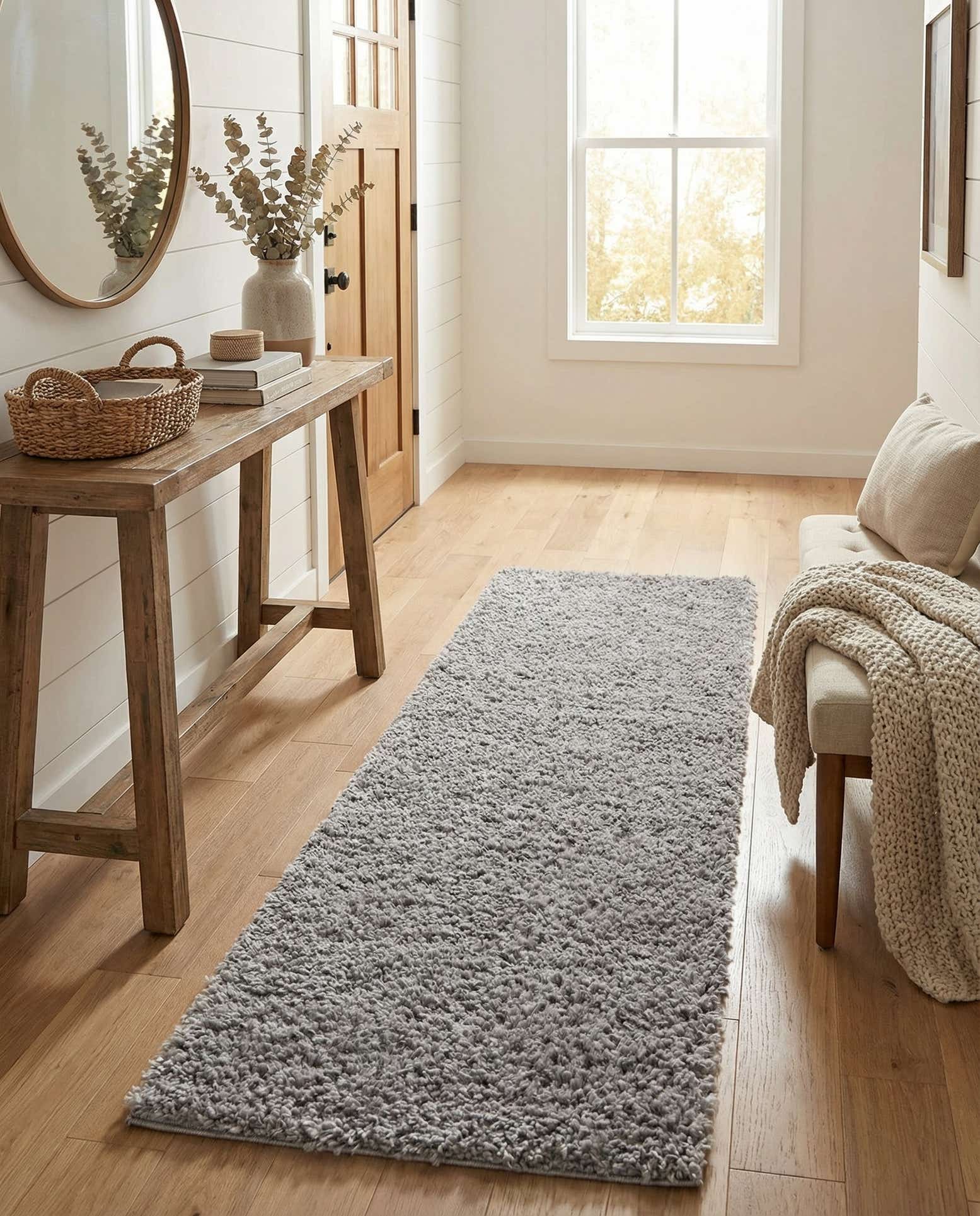 2' x 7' Zermatt Shag Runner Rug