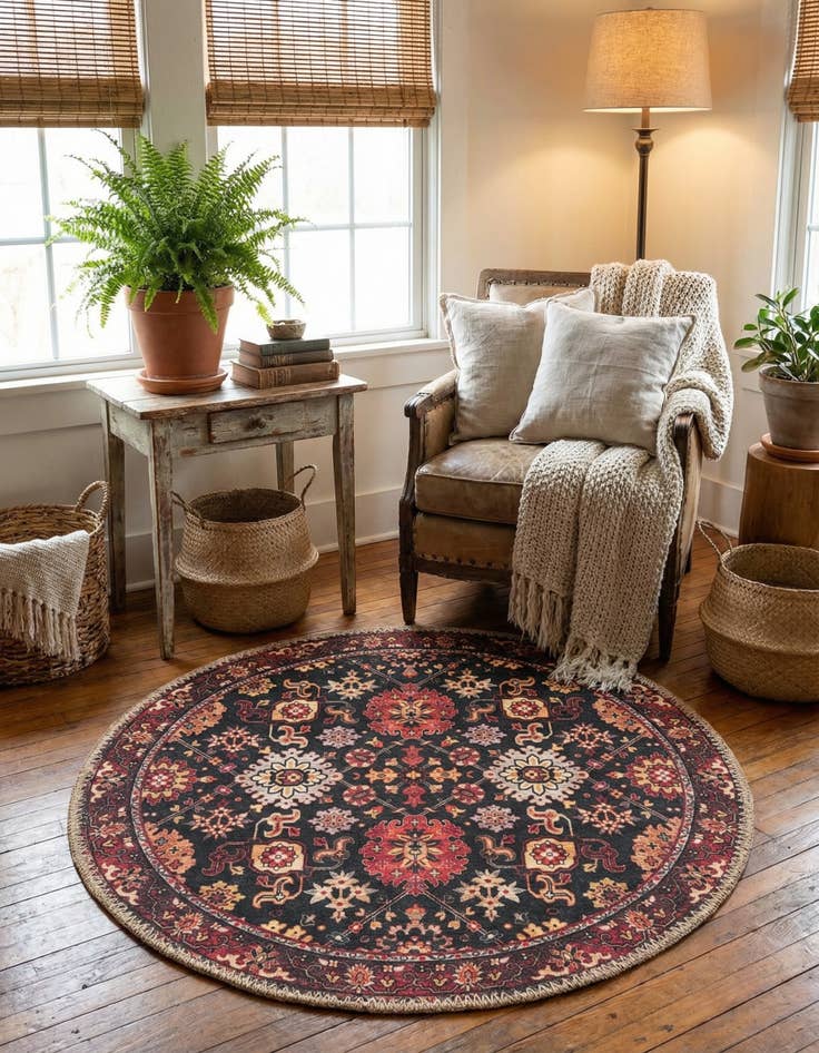 Detail image of 2' x 2' Timeless Round Rug