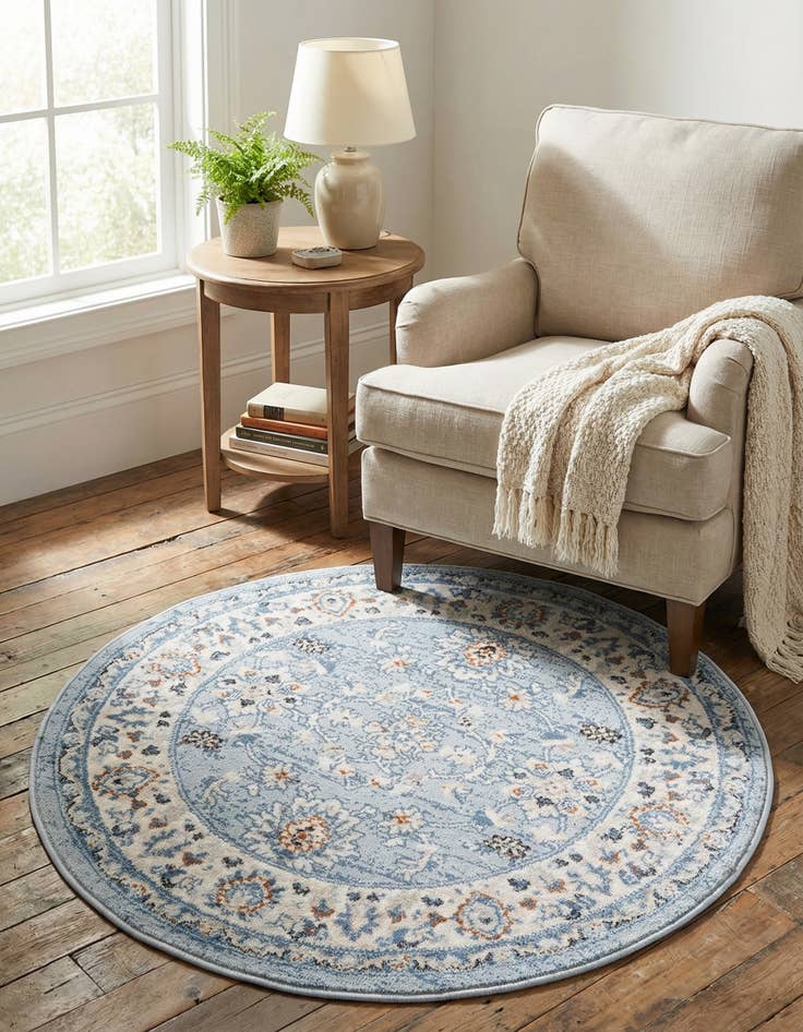 Detail image of 3' x 3' Charlotte Round Rug