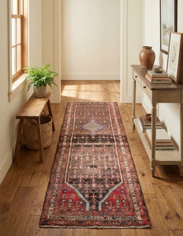 2' 6 x 8' 4 Hand Knotted Ultra Vintage Persian Wool Runner Rug