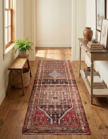 2' 6 x 8' 4 Hand Knotted Ultra Vintage Persian Wool Runner Rug