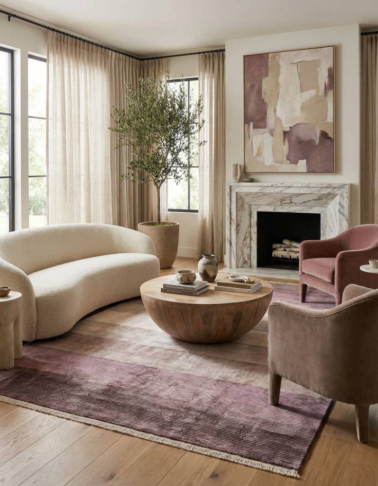 Detail image of 8' 2 x 11' 3  Hand Knotted Darya Wool Rug