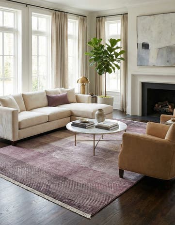 6' 7 x 9' 10 Hand Knotted Darya Wool Rug