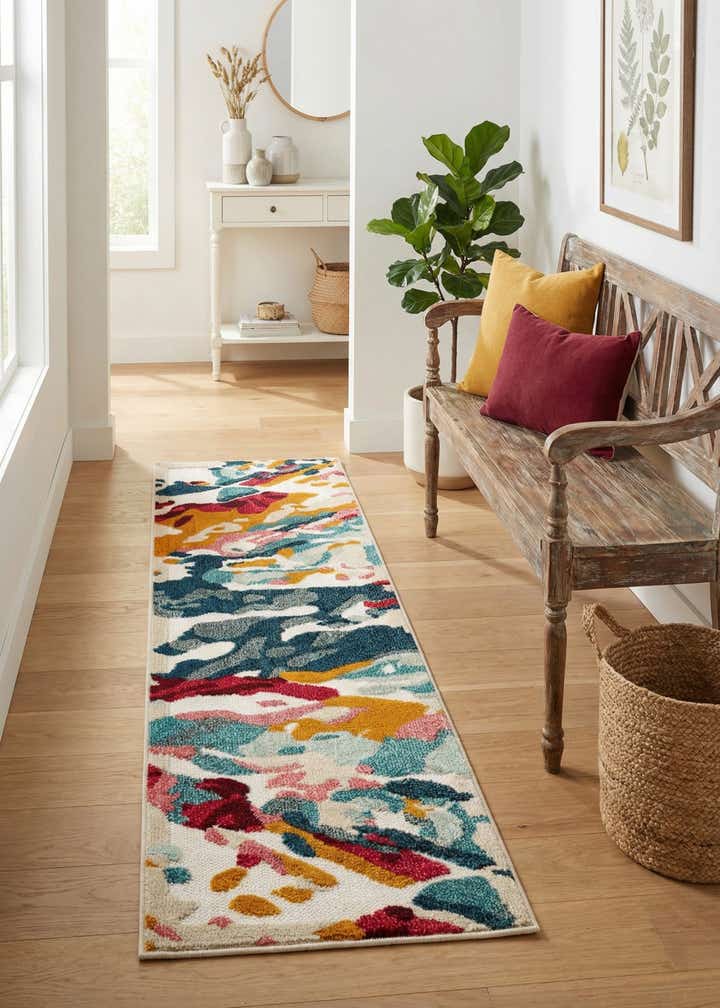 2' x 6' Easy-Clean Casablanca Indoor / Outdoor Runner Rug