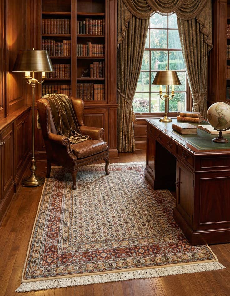 Detail image of 3' 5 x 5' Mood Wool Rug