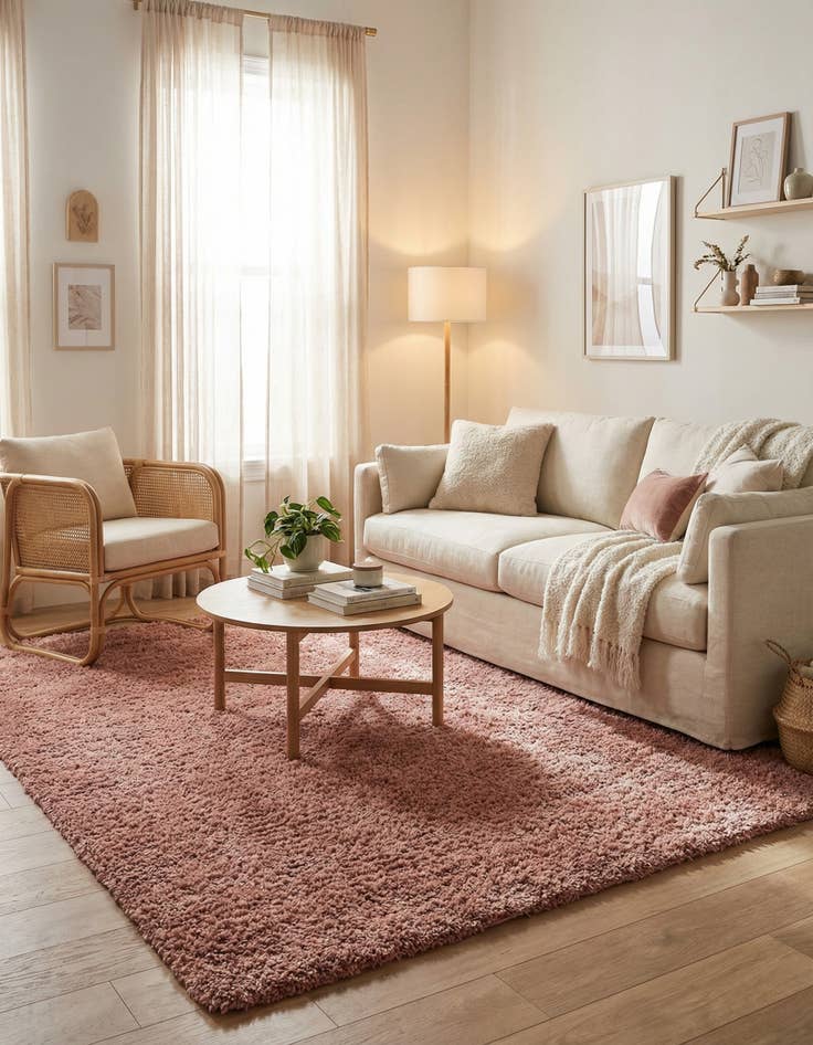 Detail image of 7' 10 x 10' Jill Zarin Shaggy Chic Rug