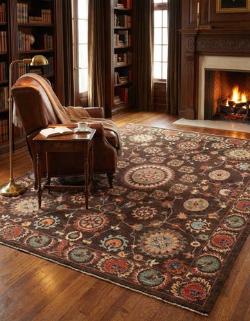 6' 7 x 8' 10 Hand Knotted Ariana Ziegler Oriental Rug