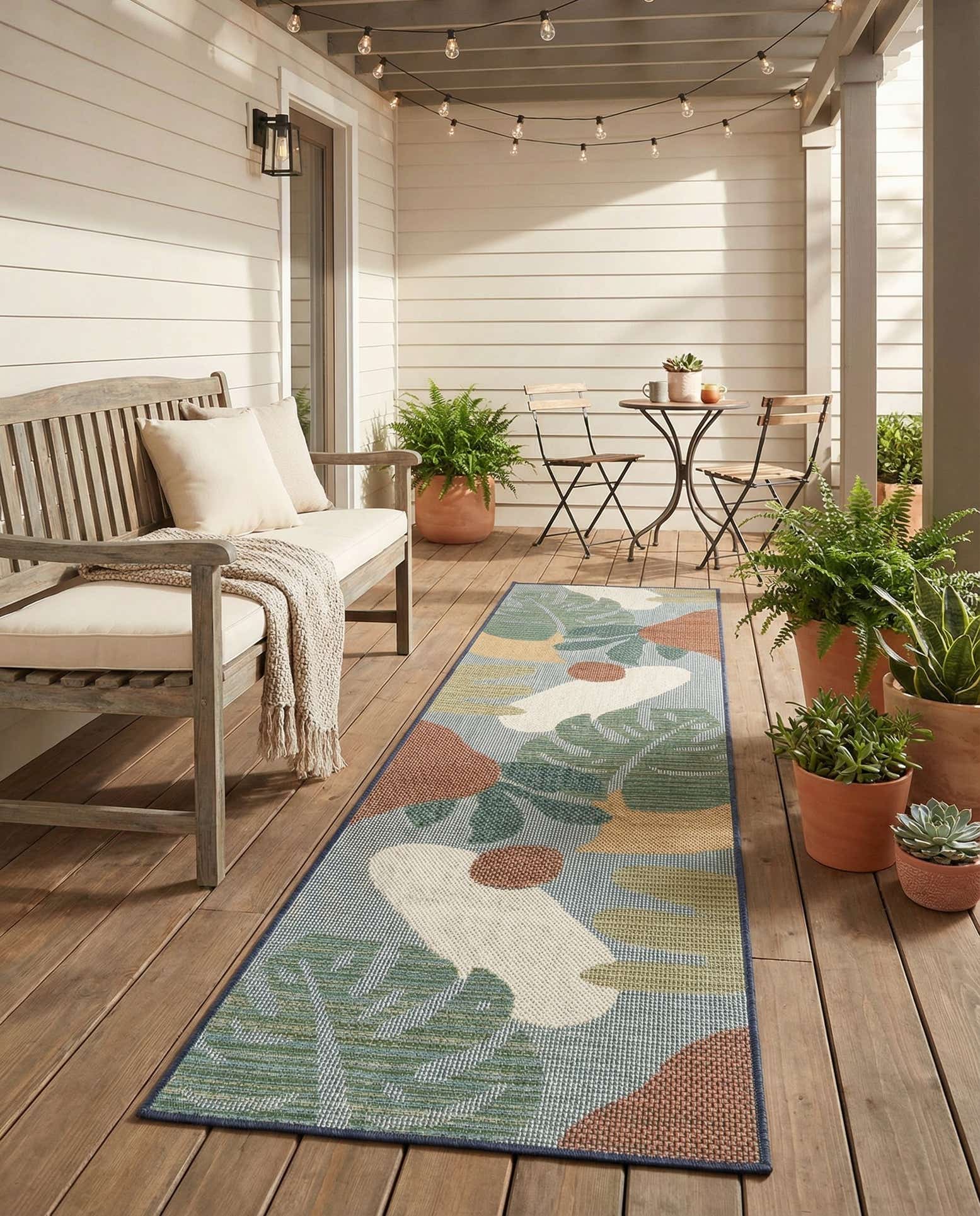 2' 7 x 10' Easy-Clean Baja Indoor / Outdoor Runner Rug