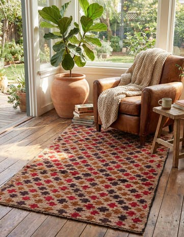 3' x 4' 9 Hand Knotted Balouch Persian Wool Rug