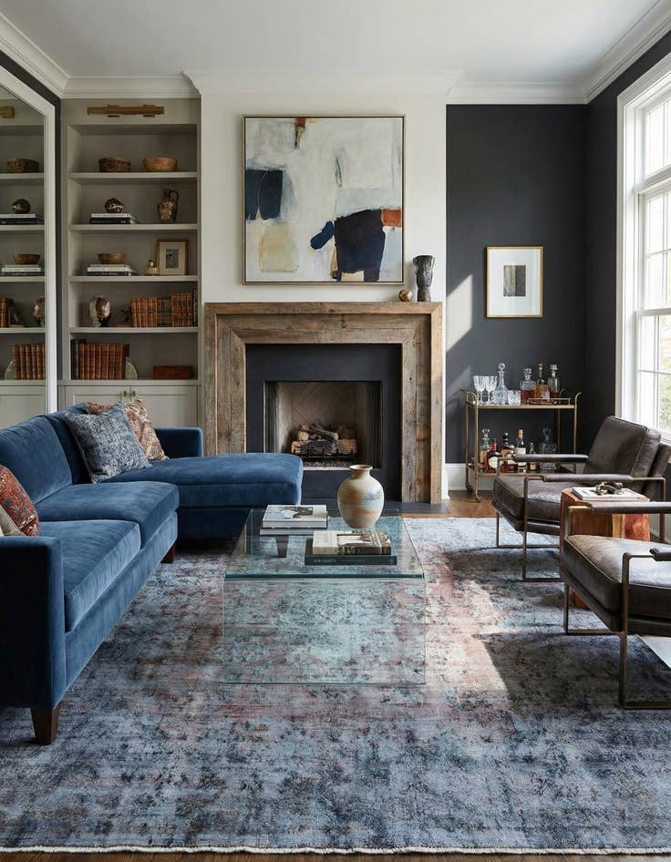 Detail image of  9' 10 x 12' 2 Vintage Royal Wool Rug