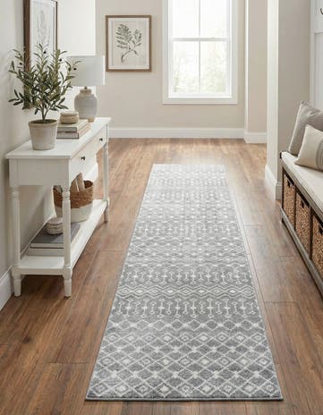3' 3 x 16' 5 Moroccan Trellis Runner Rug