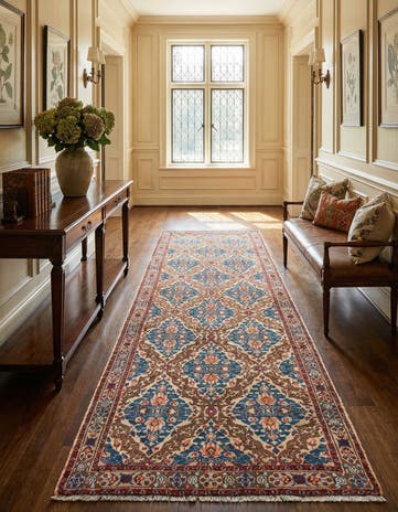3' 3 x 9' 11 Tabriz Wool Runner Rug