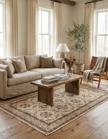 4' x 7' Hand Knotted Ultra Vintage Persian Wool Rug