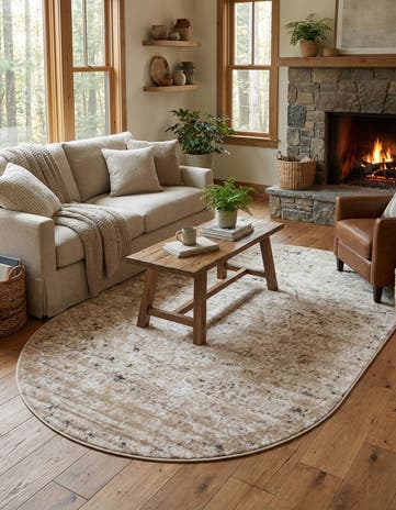 6' 1 x 9' Oregon Oval Rug