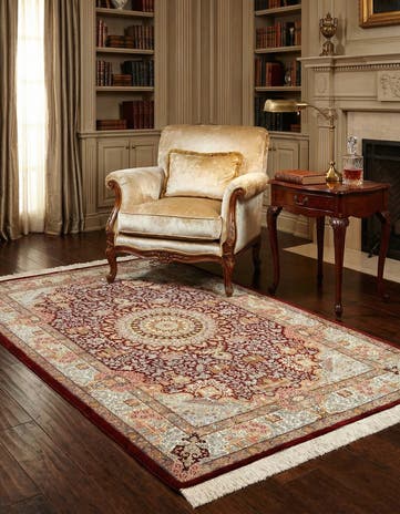 3' 3 x 5' 1 Ghom Silk Rug
