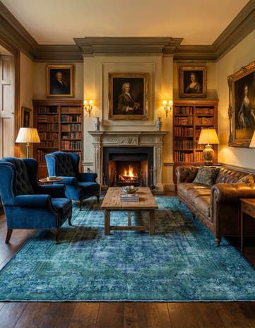 10' x 13' 3 Vintage Royal Wool Rug