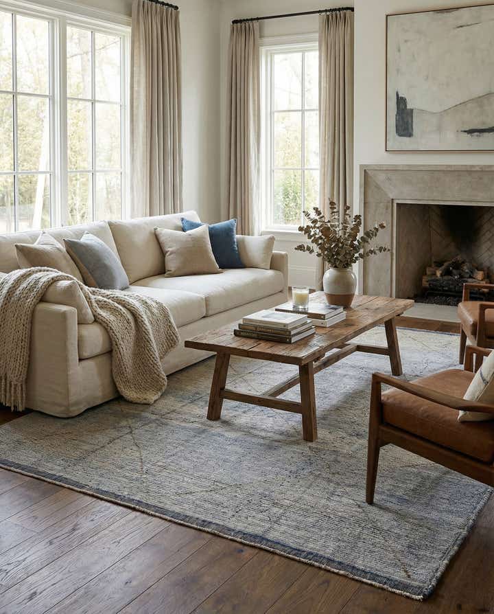 8' 3 x 10' 8 Hand Knotted Moroccan Wool Rug