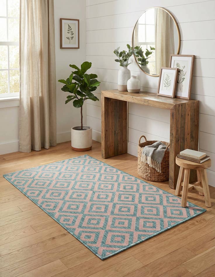 Detail image of 2' x 3'  Washable Jill Zarin Costa Rica Indoor / Outdoor Rug