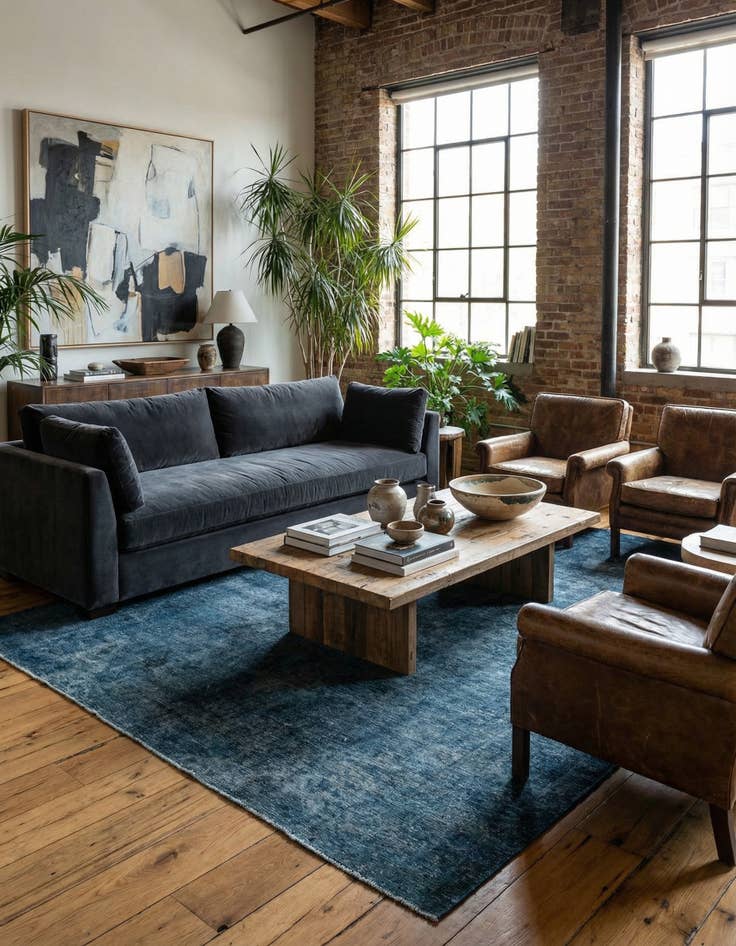 Detail image of 8' x 9' 4  Hand Knotted Ultra Vintage Persian Wool Square Rug