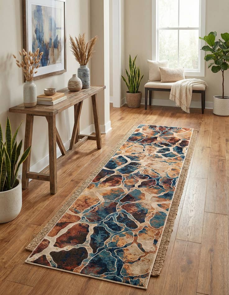 Detail image of  2' 7 x 10' Gossamer Runner Rug