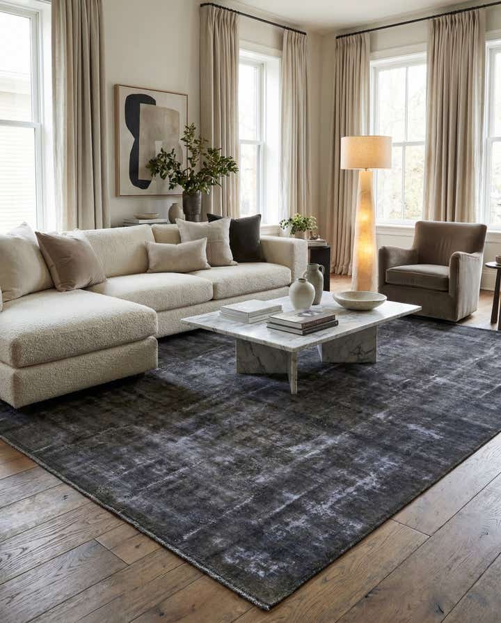 9' 5 x 12' 1 Hand Knotted Ultra Vintage Persian Wool Rug