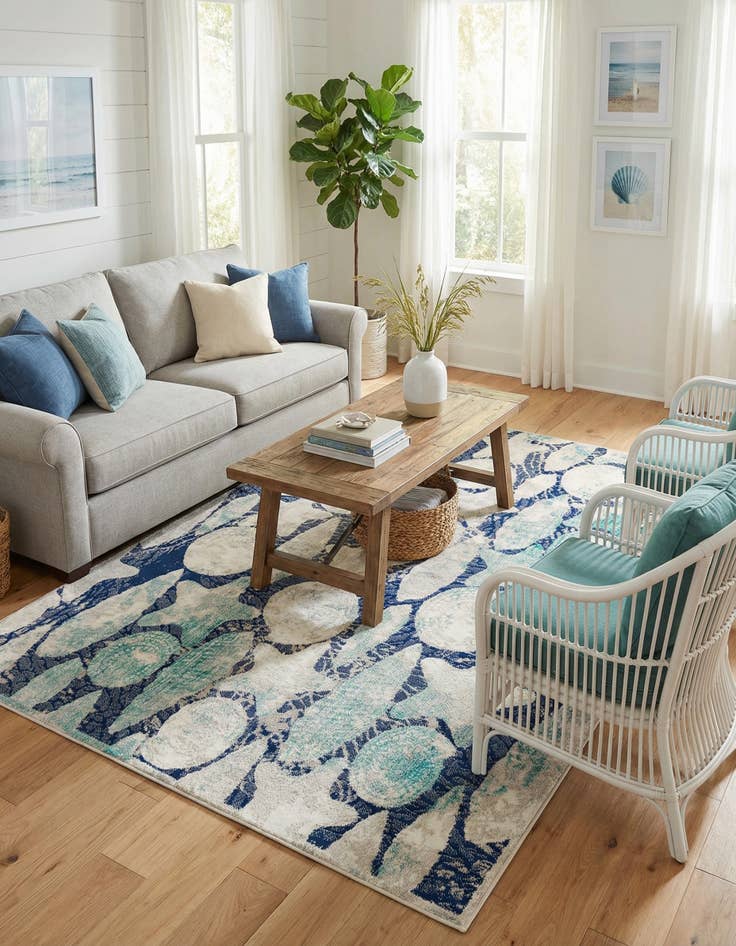 Detail image of 6' x 9' Ariel Rug