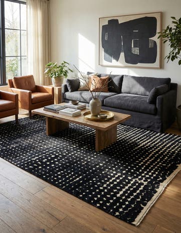 6' 5 x 10' 5 Hand Knotted Darya Wool Rug