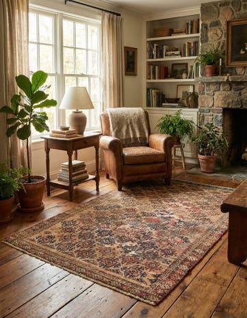 3' 1 x 5' 5 Hand Knotted Ultra Vintage Persian Wool Rug