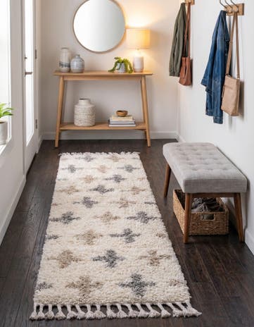 2' 7 x 8' 2 Athena Shag Runner Rug