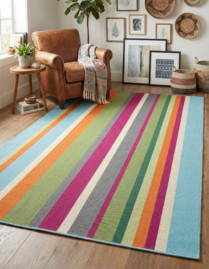 Detail image of  7' x 10'  Washable Aruba Indoor / Outdoor Rug